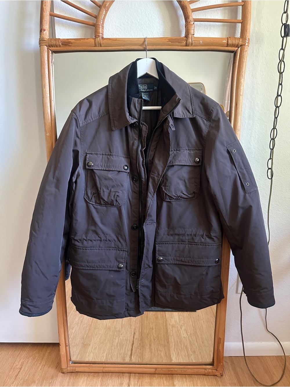 Polo by Ralph Lauren Dark Brown Military Field Jacket